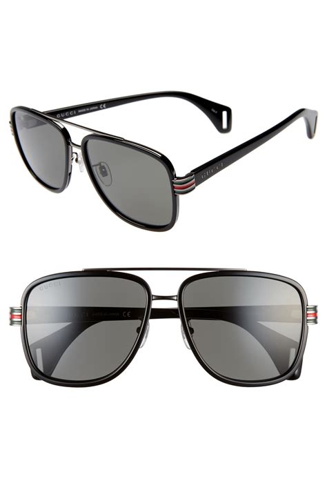 black gucci mens sunglasses|men's gucci sunglasses nordstrom.